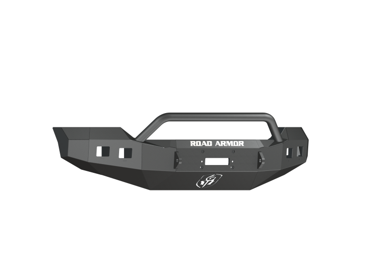 Ford F-250 Bumper - Front - Road Armor - Stealth Front Winch Bumper w/Pre-Runner Guard - Tex Blk - `11-`16